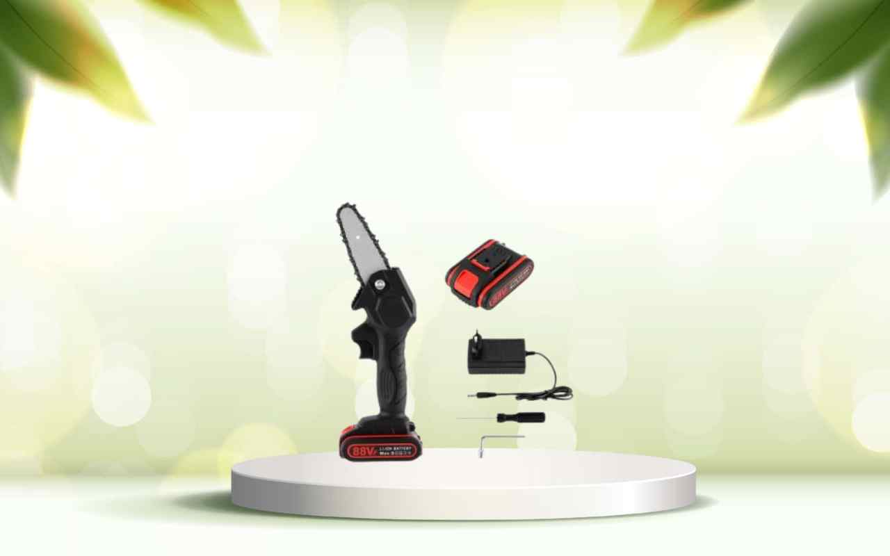 Scopri la mini motosega a batteria: potatura facile e veloce per il tuo giardino